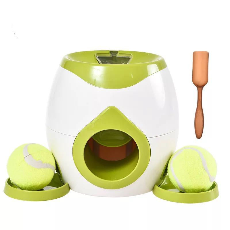 3-in-1  Smart Pet Feeder Tennis Ball Missing Device Throwing Reward Machine