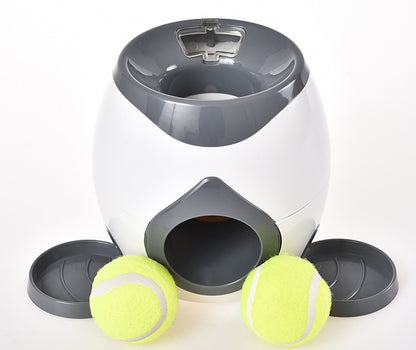 3-in-1  Smart Pet Feeder Tennis Ball Missing Device Throwing Reward Machine