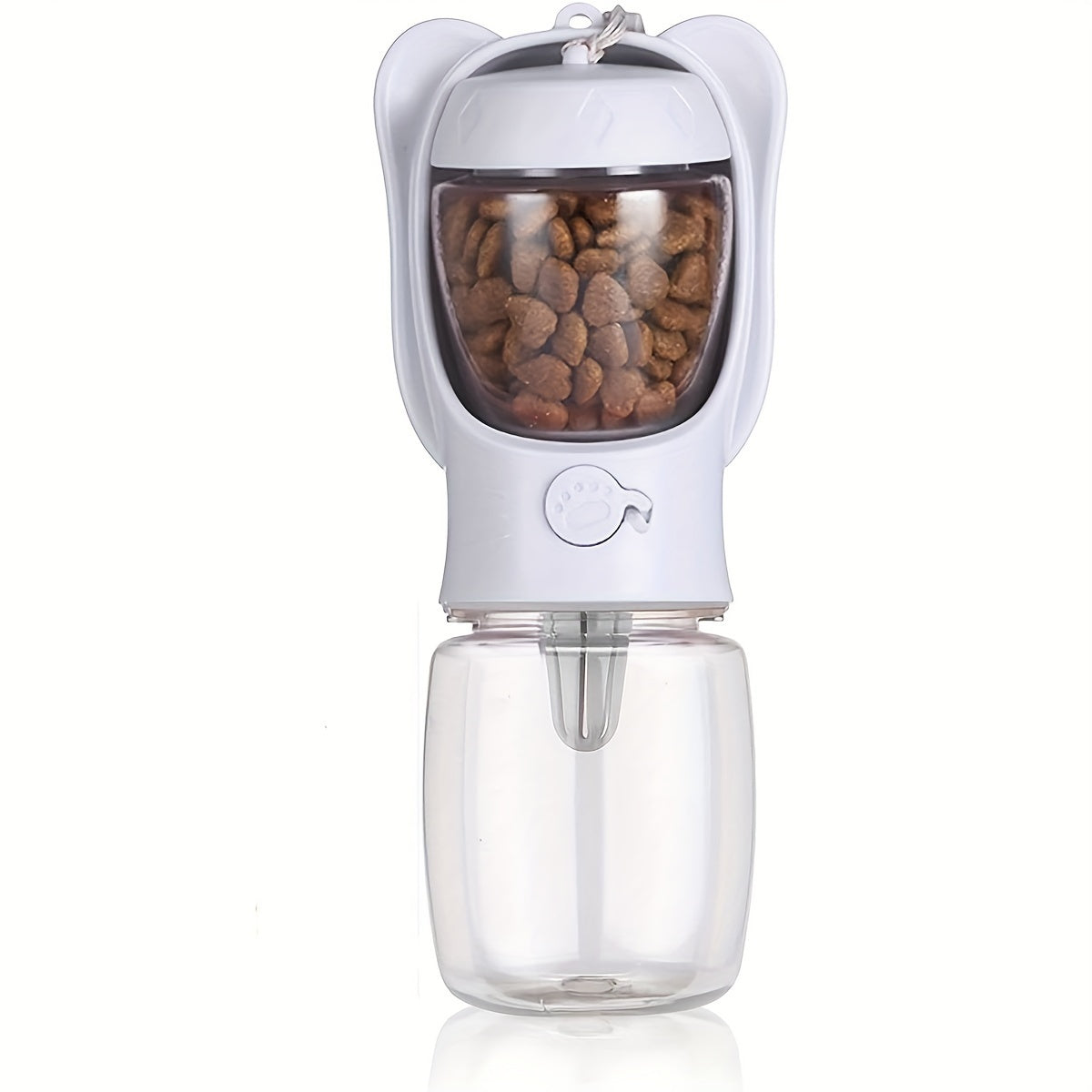2 In 1 Dog Water Bottle, Leak Proof Portable Pet Water Bottle With Food Container