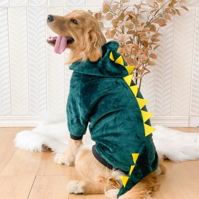 寵物狗黃金獵犬服裝老虎寵物服裝