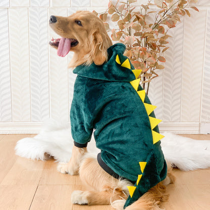 寵物狗黃金獵犬服裝老虎寵物服裝