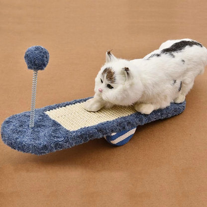 Cat kitten, seesaw toy