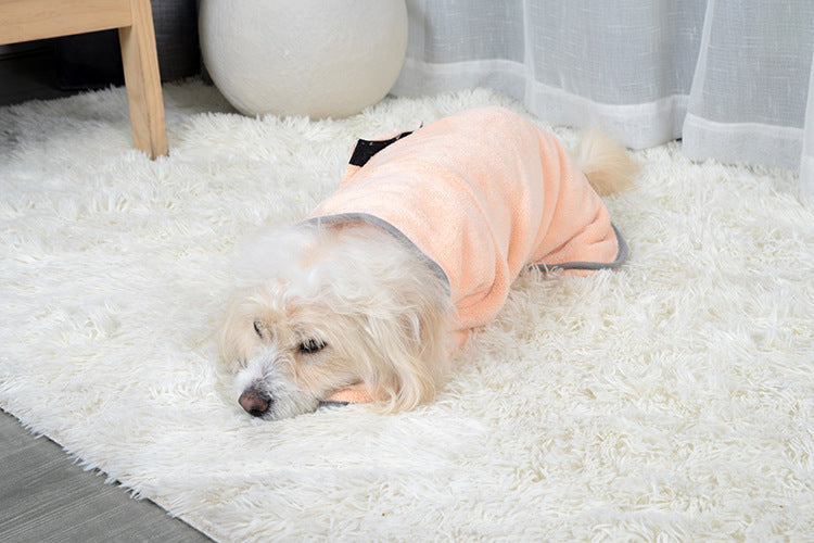 速乾性ペット吸水タオル 犬用バスローブ ペット犬用バスタオル 犬猫用 マイクロファイバー吸水ペット乾燥タオル ペット用品 ペット製品