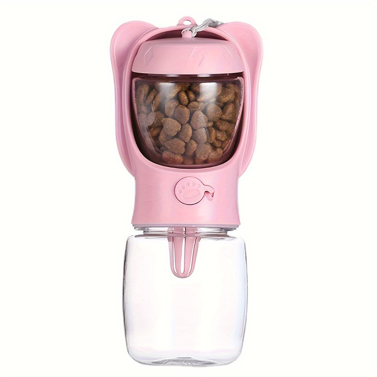 2 In 1 Dog Water Bottle, Leak Proof Portable Pet Water Bottle With Food Container