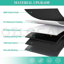 Hard Bottom Large Car Back Seat Mat Extender Protector Hammock For Dogs Black