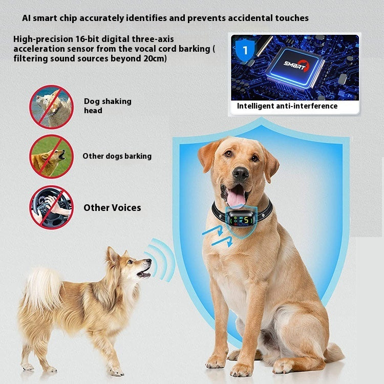 Anti-bark Nuisance Artifact Prevent Dog Barking Automatic Stop Device Electric Shock Collar Bark Stopper