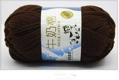 1 Pc Knitting Crochet Milk Soft Baby Cotton Wool Yarn 50g