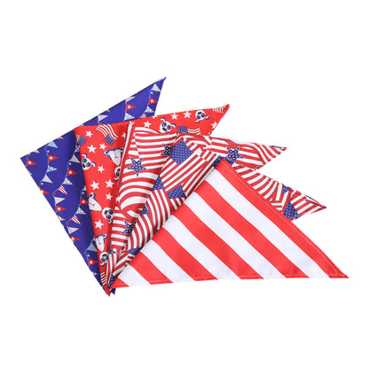 アメリカ国旗ペットよだれ単層プリント