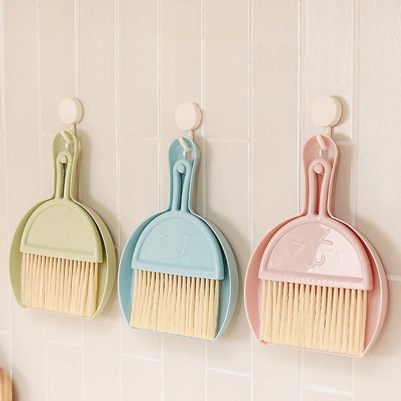 Desktop Cleaning Brush Broom And Dustpan Set Desktop Sweeping Garbage Shovel Table Household Cleaning Tools