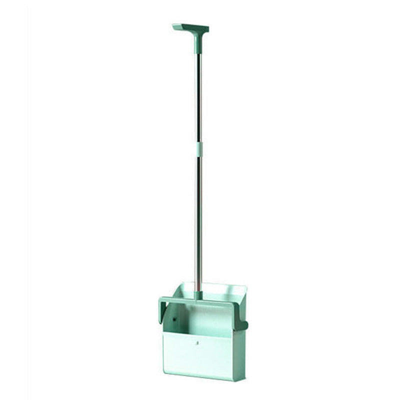Standing Broom With Comb Teeth Dustpan Set