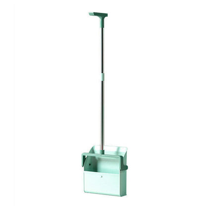 Standing Broom With Comb Teeth Dustpan Set