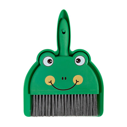 Cartoon Broom Dustpan Suit Broom Desktop Cleaning Brush Mini Small Broom Combination Table Sweep