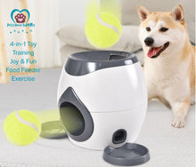 三合一智慧寵物餵食器網球遺失裝置投擲獎勵機