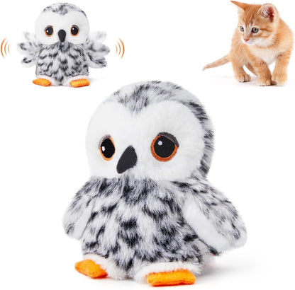 Interactive Cat Plush Toys For Indoor Cats Automatic Flapping Bird