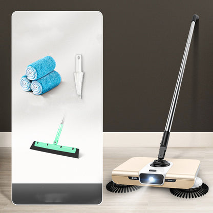 Hand Push Sweeper Broom Wiper, Mopping
