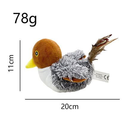 Interactive Cat Plush Toys For Indoor Cats Automatic Flapping Bird
