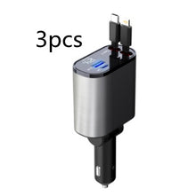 金屬車用充電器 100W 超快速充電汽車點煙器 USB 和 TYPE-C 轉接器
