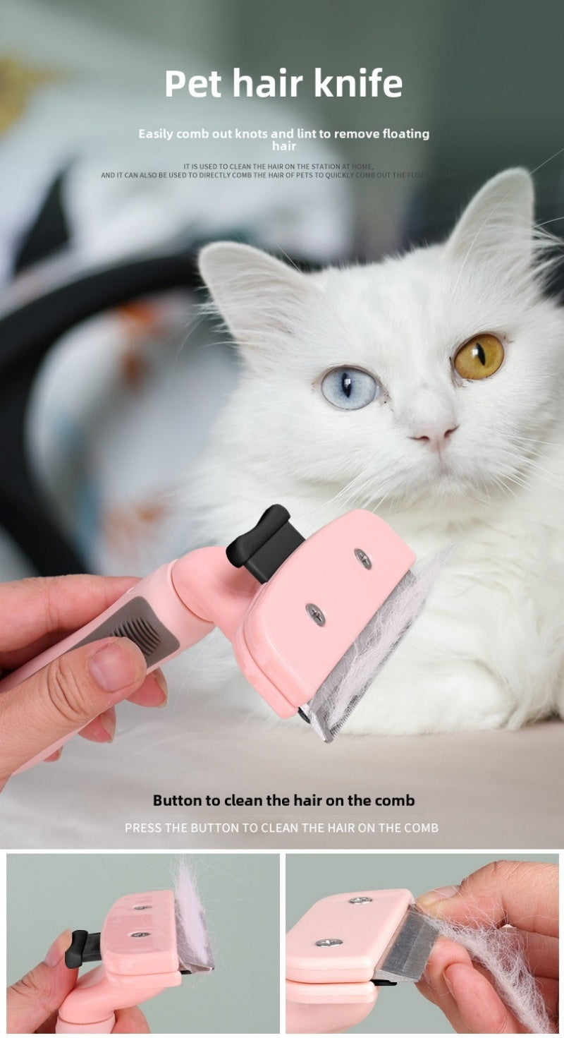 Cat Dog Pet Hair Trimmer Pet Shaving Razor Pet Comb