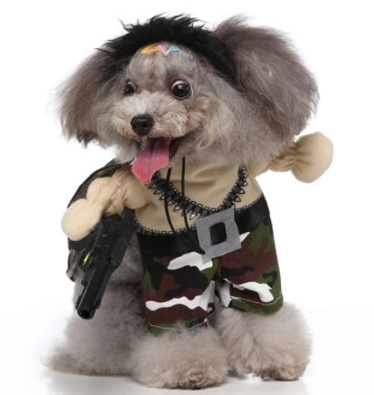 角色扮演寵物用品站立裝搞笑狗狗服裝直立裝萬聖節聖誕節裝扮寵物服裝