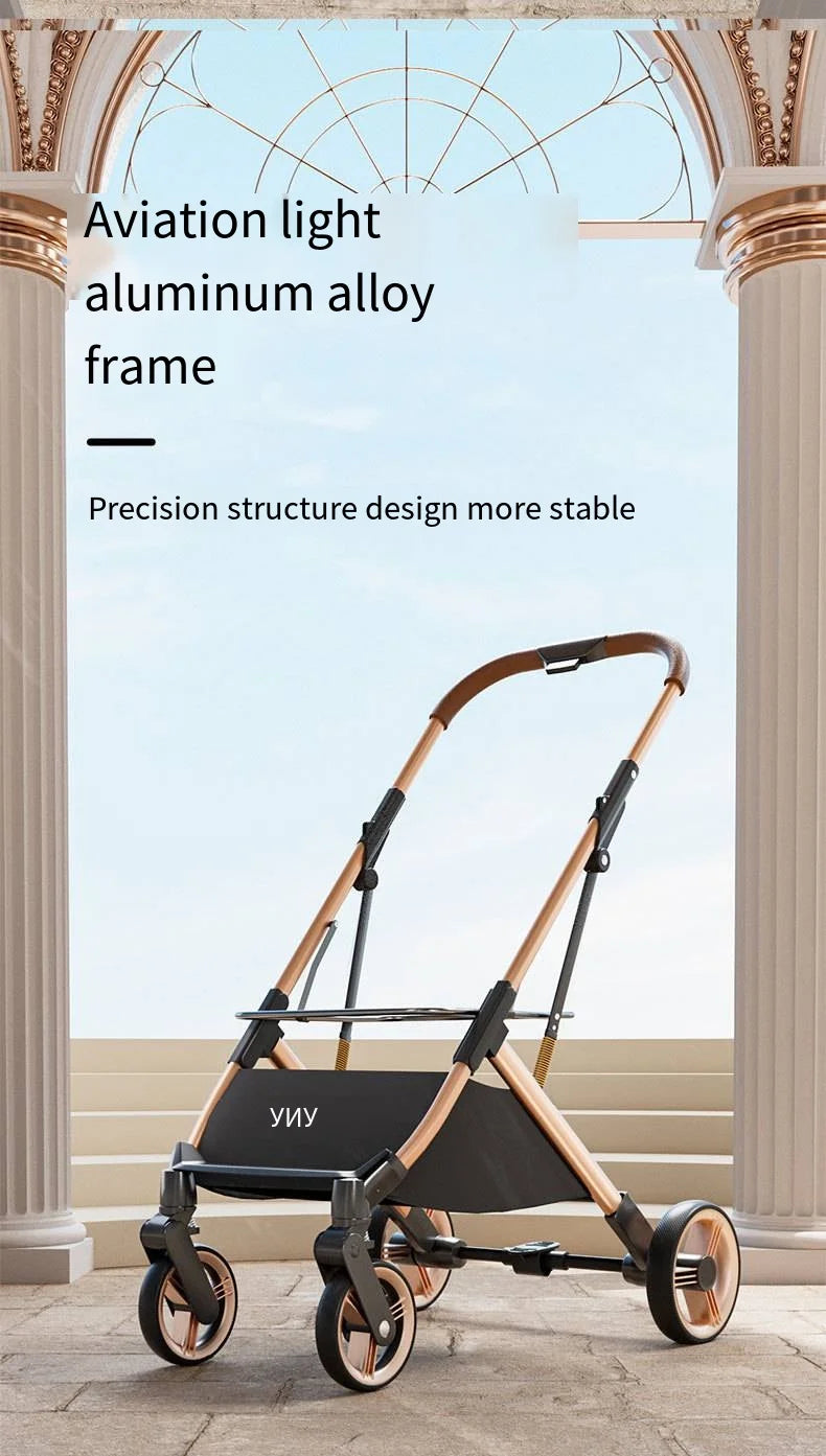Separable High-end Pet Stroller with Multifunctional Bag Separation Ultra Easy To Carry One Click Collection Cat Dog Stroller