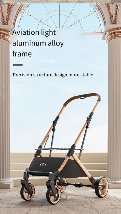 Separable High-end Pet Stroller with Multifunctional Bag Separation Ultra Easy To Carry One Click Collection Cat Dog Stroller