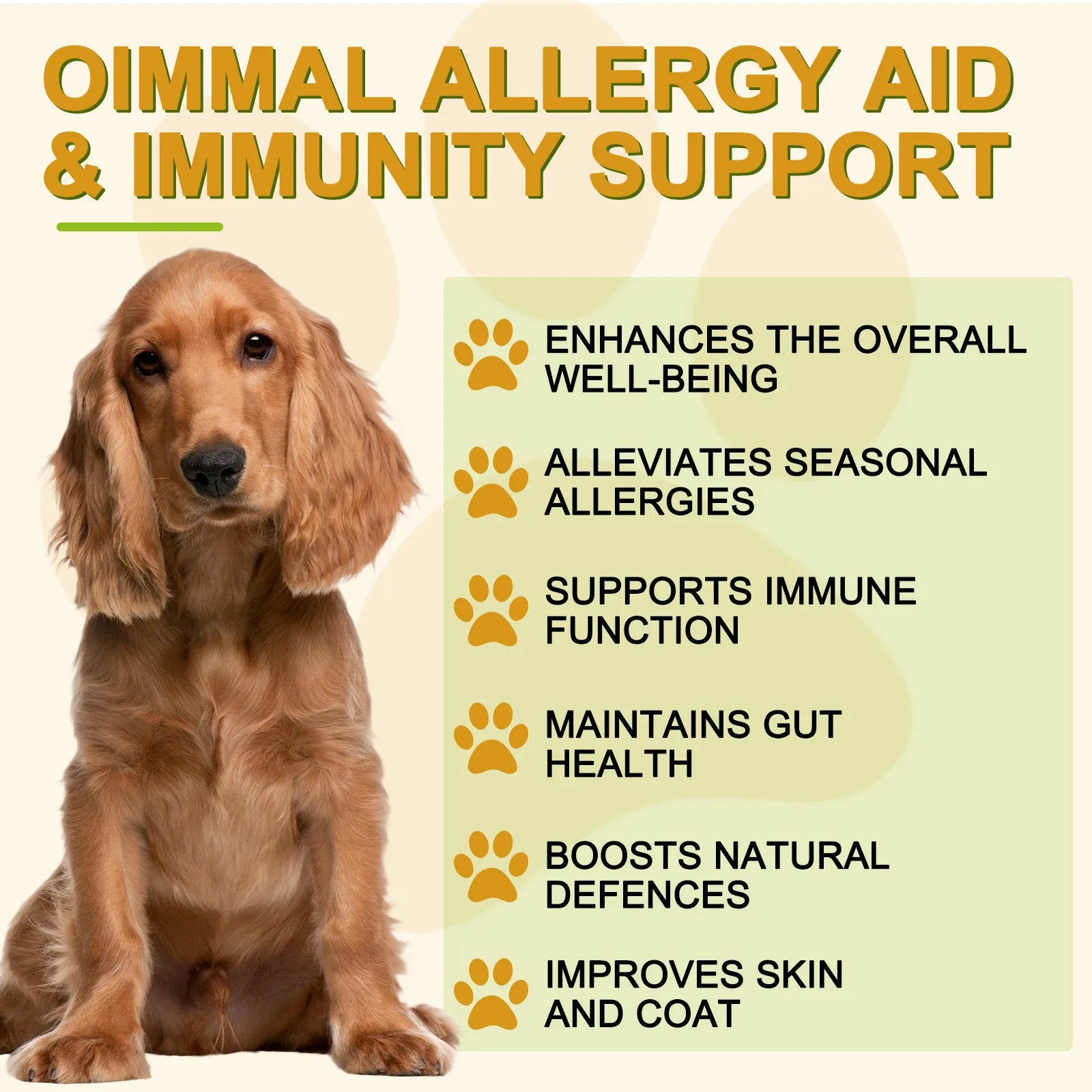 Comprehensive Canine Allergy Aid & Immunity Support for Dog