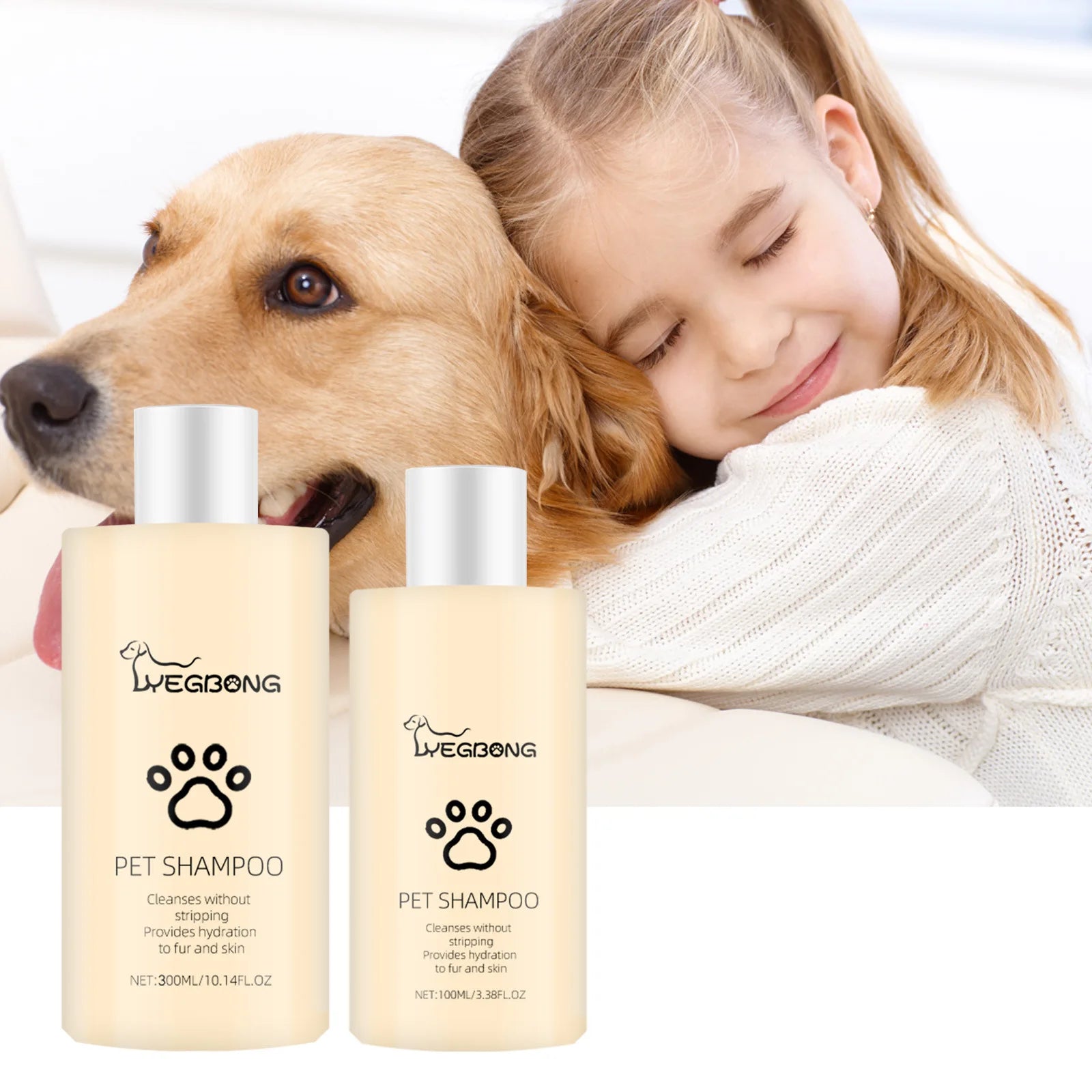 Pet Wash Shampoo Dogs Hair Soften Dirts Mites Removal Flea Killer Deodorizing Reduce Itching Anti Flea Moisturizing Dog Shampoo