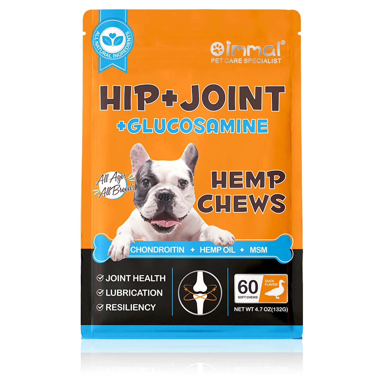 Hip and Joint Supplement with Glucosamine for Dogs 170 Dog Joint Pain Relief Treats Chondroitin MSM Dog Joint Supplement Health