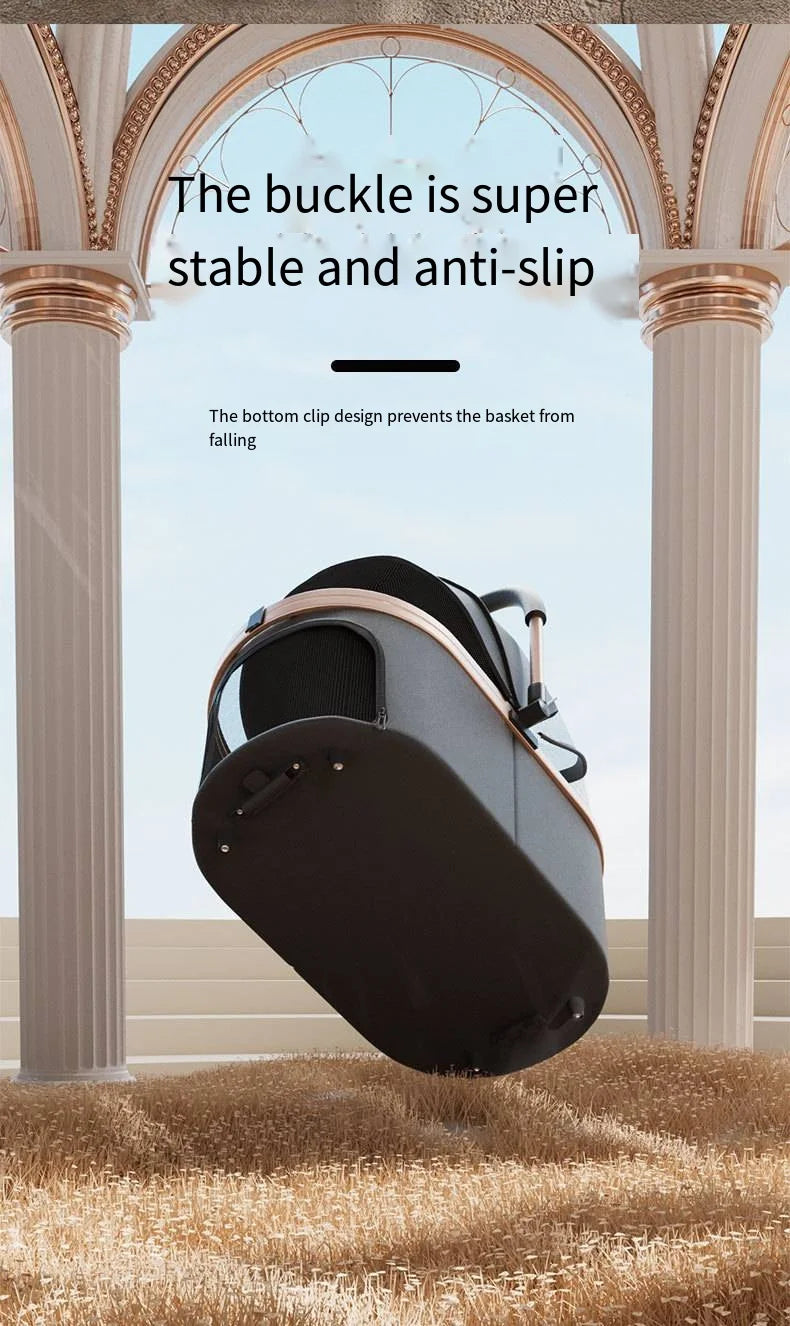 Separable High-end Pet Stroller with Multifunctional Bag Separation Ultra Easy To Carry One Click Collection Cat Dog Stroller