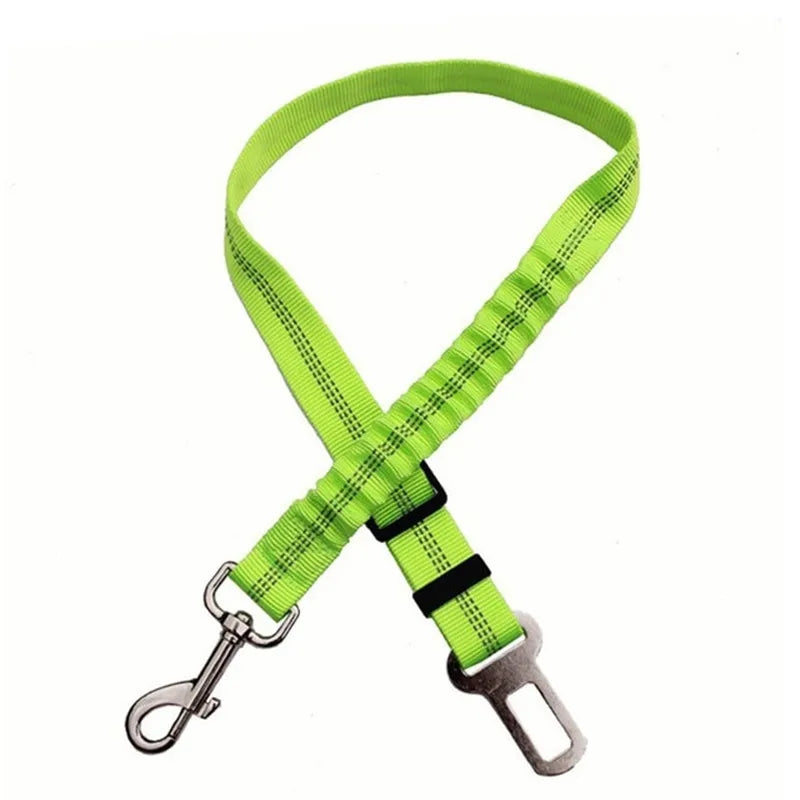 Dog Seat Belt Adjustable Pet Car leash Harness Safety Leads for Vehicle  Elastic Car Safety Belt