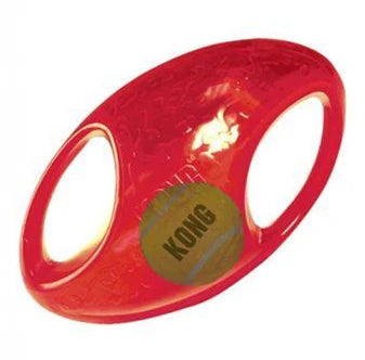 M/L Size KONG Jumbler Ball/Football Dog Toy, Color Varies