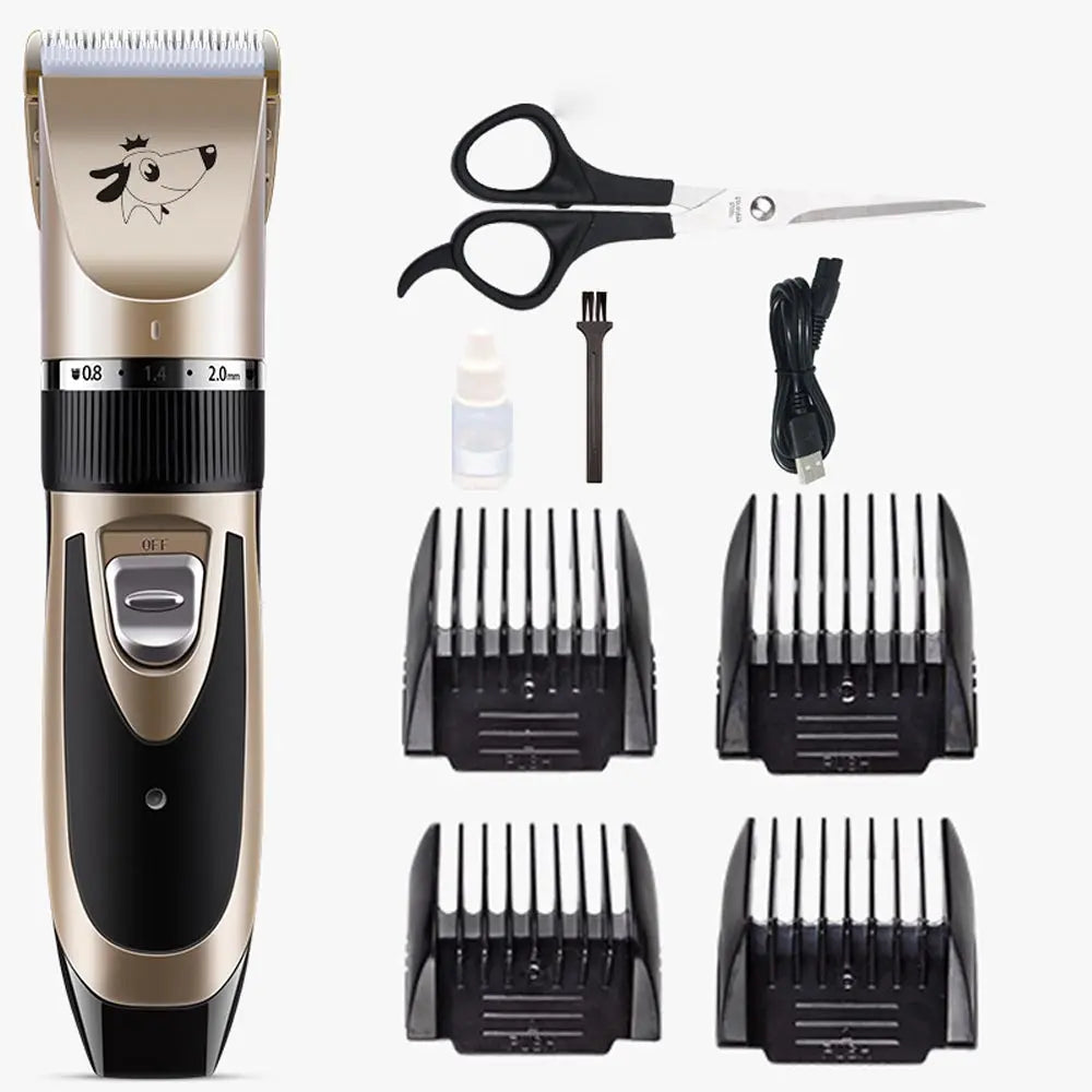 Rechargeable Pet Hair Trimmer for Dogs, Cats & Animals