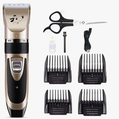 Rechargeable Pet Hair Trimmer for Dogs, Cats & Animals
