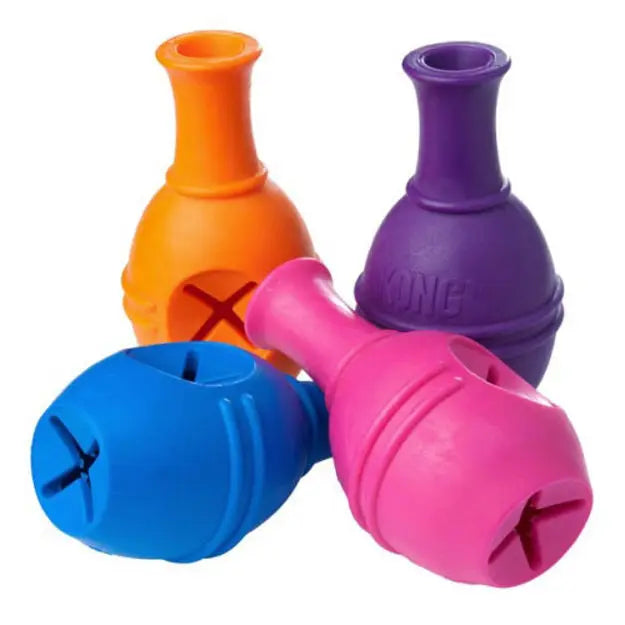 S-Size KONG Genius Leo Dog Toy, Color Varies