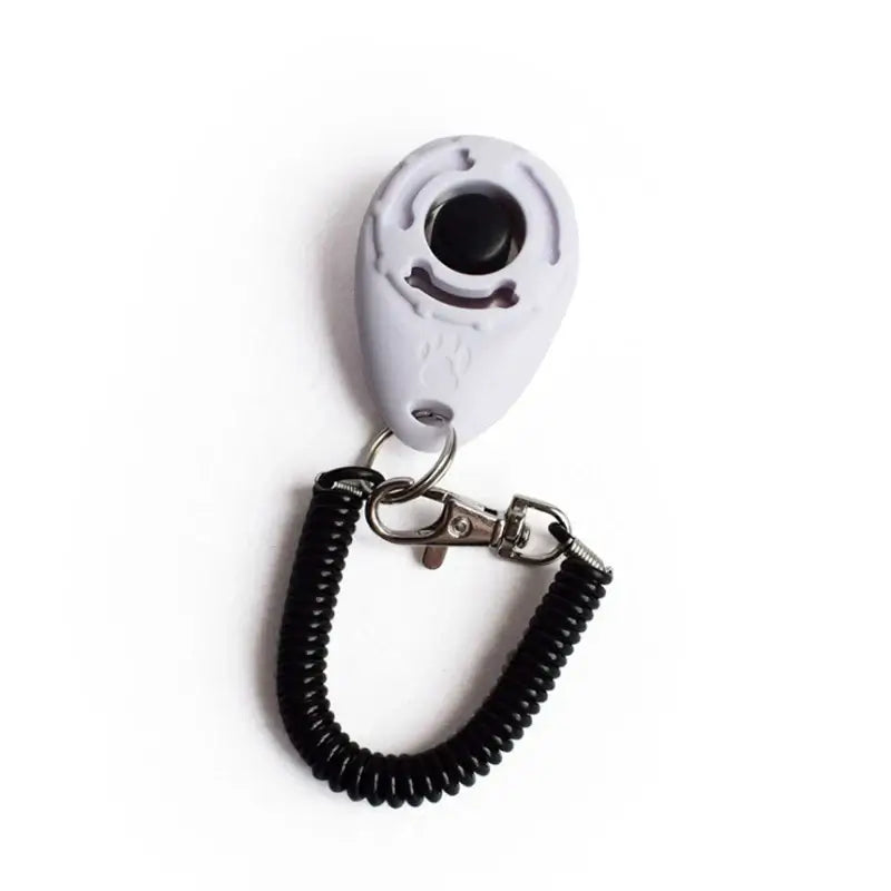 Dog Training Clicker Pet Cat Plastic New Dogs Click Trainer Aid Tools Adjustable Wrist Strap Sound Key Chain Dog Supplies