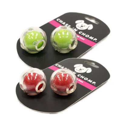 CAITEC Dog Squeaky Toys Mini Squeaking Ball Floatable Soft Springy for Tossing and Chasing Suitable for Mini or Small Dogs