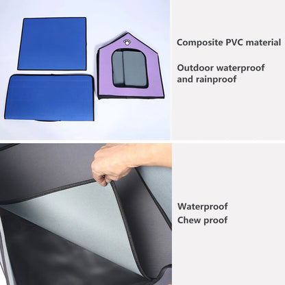 Waterproof Outdoor Dog Kennel – Chew-Proof, Soft, Portable Bed