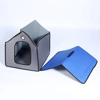 Waterproof Outdoor Dog Kennel – Chew-Proof, Soft, Portable Bed
