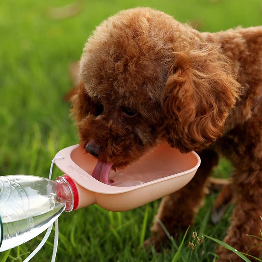 Dog Travel Water Bottle Portable Pet Dog Water Bottle Drinking Water Feeder for Dog Cat Outdoor Water Bowl Bottle