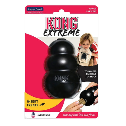 S-XXL KONGエクストリーム犬用おもちゃ（お好みの犬用おやつ付き） 