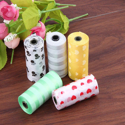 1/5 Roll Biodegradable Dog Poop Bags with Dispenser – Zero Waste Pet Cleanup