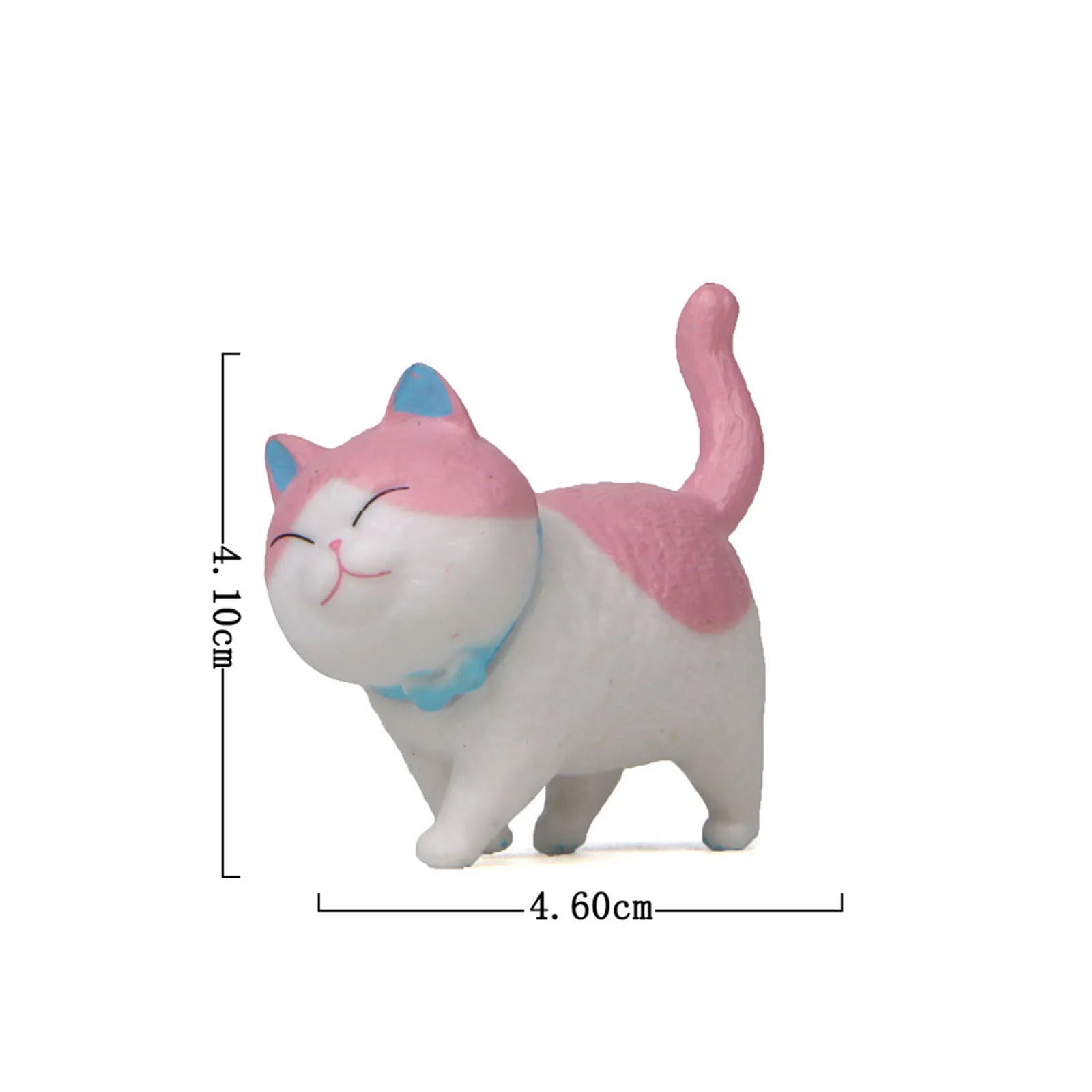 Cute Cat Ornaments Kawaii Bell Cat Animal Fairy Garden Figurines Accessories Home Decoration Desktop  Model Birthday Gift Gif