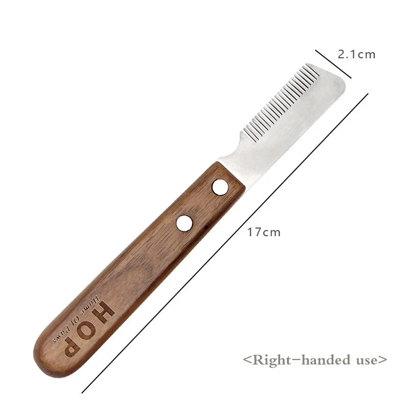 Pet Hair Shedding Comb Cat Brush Grooming Tool Dog Hair Removal Knife For Matted Long Hair Curly Pet Brush Combs Cleaning Tool