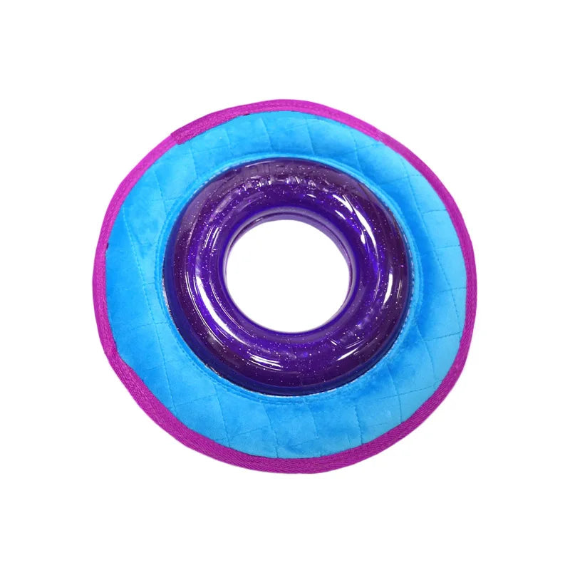 HERO Dog Toys Fabric Flying Disc Soft Squeaky Interactive Dog Toys Suitable for Small to Large Dogs