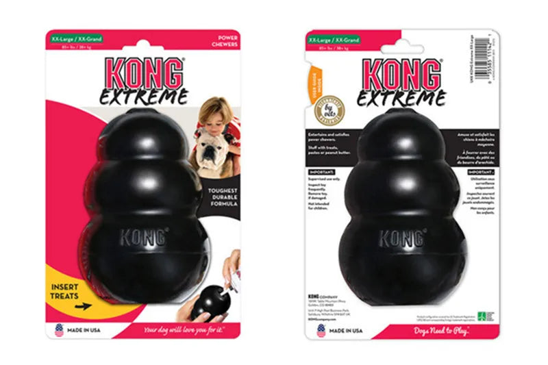 S-XXL KONGエクストリーム犬用おもちゃ（お好みの犬用おやつ付き） 