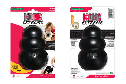 S-XXL KONGエクストリーム犬用おもちゃ（お好みの犬用おやつ付き） 
