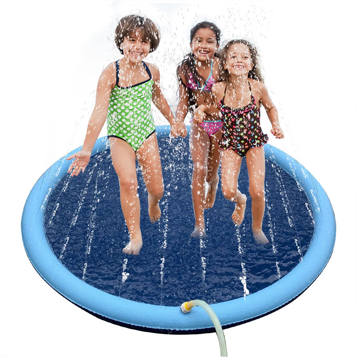 150/170cm Summer Dogs Swimming Mat Inflatable Water Spray Bathtub Outdoor Interactive Fountain Toys For Dogs Cats Children