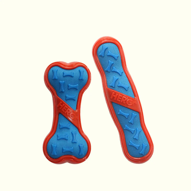 CAITEC Dog Toys Squeaking Stick and Bone Floatable Springy Suitable for Tossing and Chasing Soft