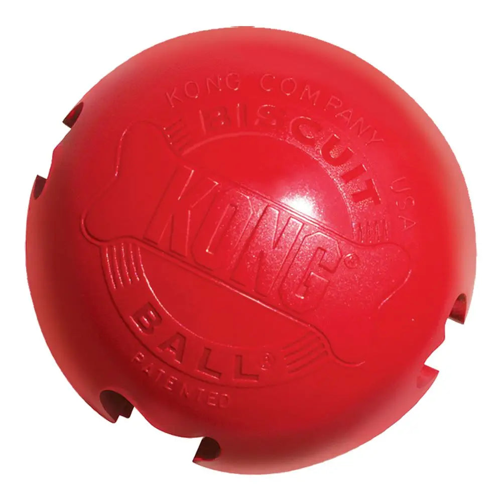 S-Size KONG Classic Biscuit Ball Dog Toy