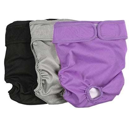 Reusable Female Dog Diapers – Washable, Absorbent & Leakproof